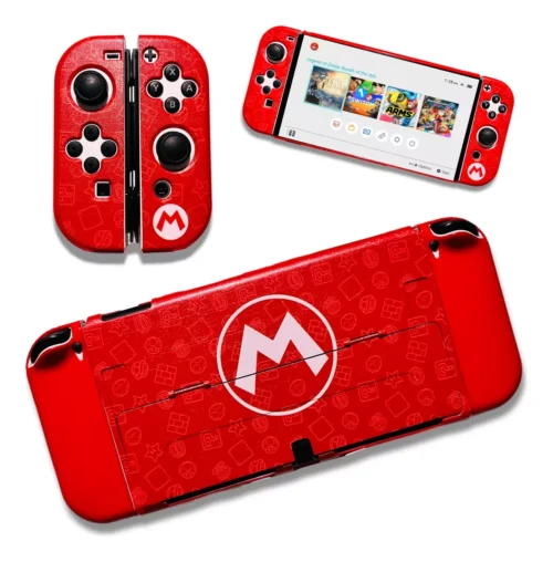 Funda Protectora De Acrílico Para Nintendo Switch Oled Mario Bros