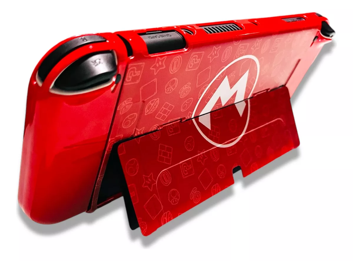 Funda Protectora De Acrílico Para Nintendo Switch Oled Mario Bros - Imagen 6